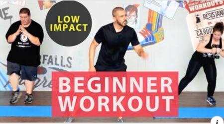 Health and Fitness Daily Activity: Today's home workout is a low impact cardio workout. These exercises can be completed with no equipment or if you want you can add weights to increase the difficulty!