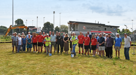 STFC Community Foundation Breaks Ground on Site of New Covered Sports Facility