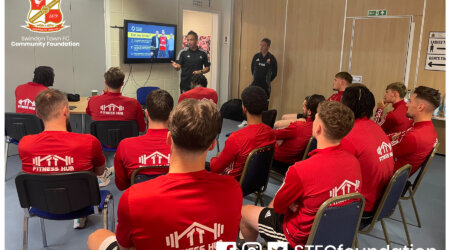 The Foundation and PFA Catch Up with STFC First Team at Beversbrook