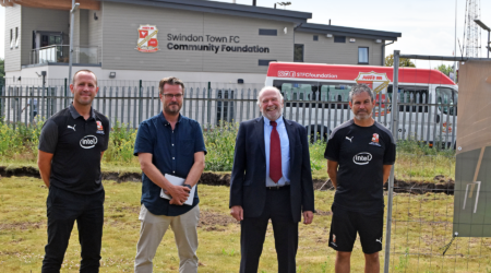 STFC Community Foundation receives funding from South Swindon Parish Council for Indoor Community Sports Facility
