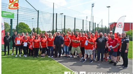 Football Fans In Training graduation day
