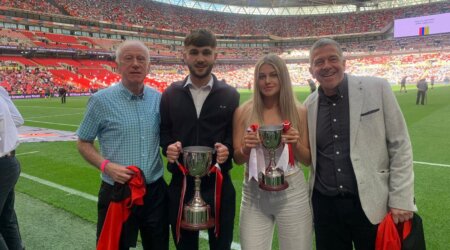 C6 Men and Women Collect their Trophies at Wembley
