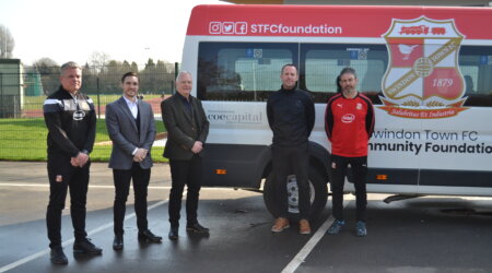 STFC Community Foundation Receive a New Minibus Care of Coe Capital