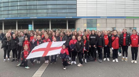 Over 90 of our Participants Cheer on the Lionesses!