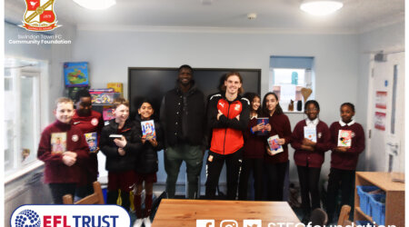 Diversity Books Delivered to Holy Family Primary School thanks to the EFL