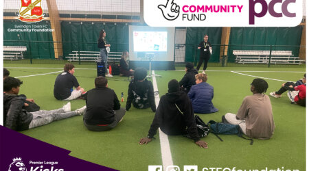 Foundation Hosts PL Kicks Event Before Gillingham Match